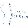 長さ23,5 - 25,5 cm